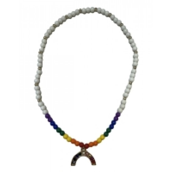 Pride Rainbow Beaded Necklace