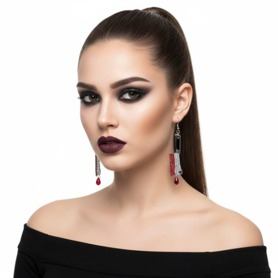 Bloody Cleaver Knife Earrings