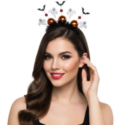 Ghost, Bats, & Pumpkins Headband