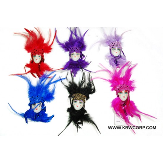 Venetian Mask Magnets - Assorted Venetian Mask Magnets - Assorted