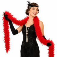 Red Feather Boa - 70g