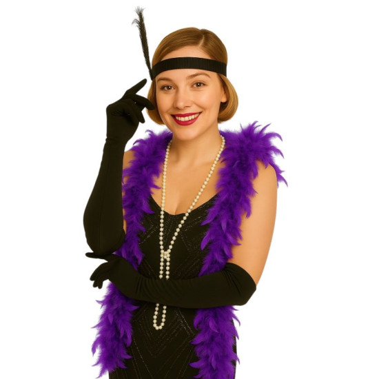 Purple Feather Boa - 70g Purple Feather Boa - 70g