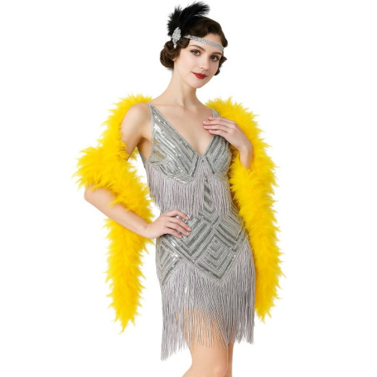 Yellow Feather Boa - 70g Yellow Feather Boa - 70g