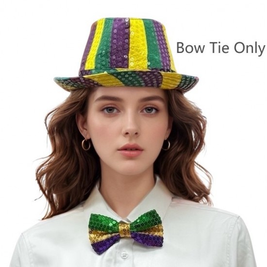 Mardi Gras Sequin Bow Tie Mardi Gras Sequin Bow Tie
