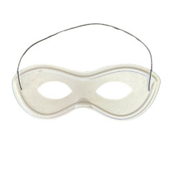 White Superhero Mask White Superhero Mask
