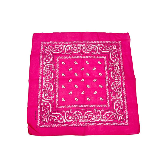 Pink Paisley Bandana 20x20inch