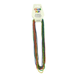 Rainbow 30 inch 8ct Oval Beads Rainbow 30 inch 8ct Oval Beads