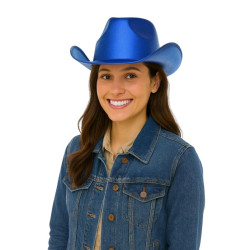 Blue Cowboy Hat
