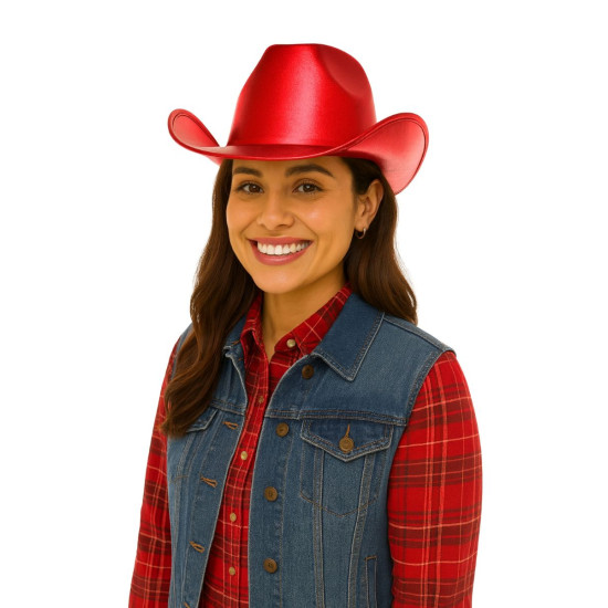 Red Cowboy Hat