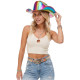 Rainbow Cowboy Hat