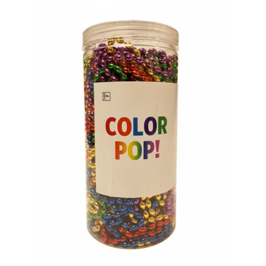 Rainbow Bead Necklaces, 50ct