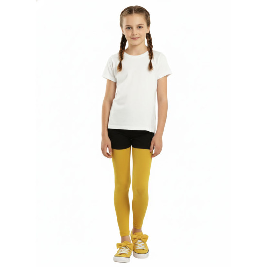 Child Gold Footless Tights