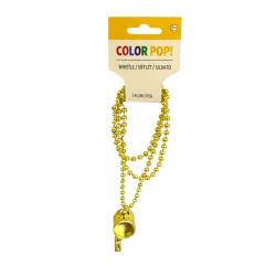 Gold Whistle Necklace