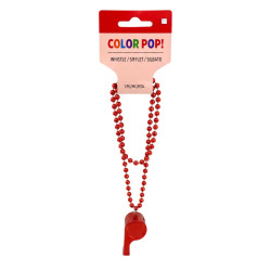 Red Whistle Necklace