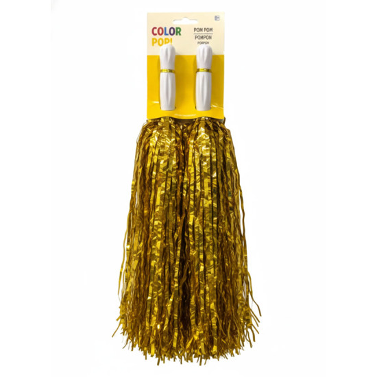 Gold Pom-poms 2ct