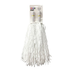 White Pom-poms, 2ct