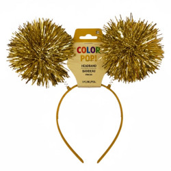 Gold Pom-pom Head Bopper