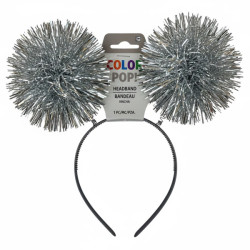 Silver Pom-pom Head Bopper