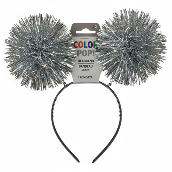 Silver Pom-pom Head Bopper