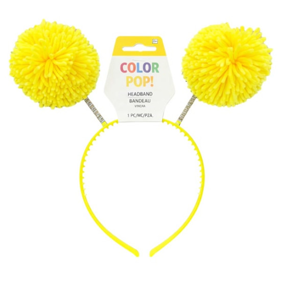 Yellow Pom-pom Head Bopper