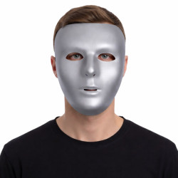 Silver Full Face Mask