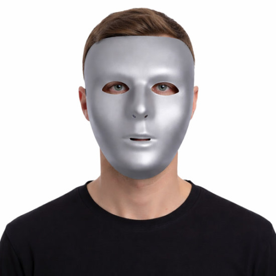 Silver Full Face Mask
