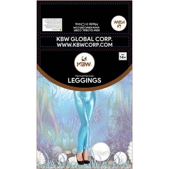 Blue Mermaid Leggings