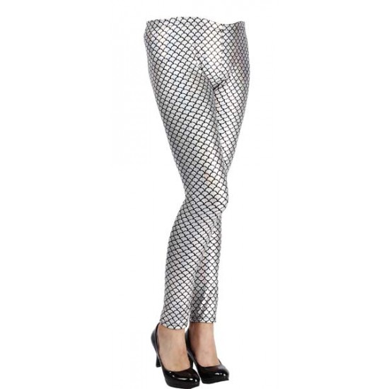 Silver Mermaid Leggings