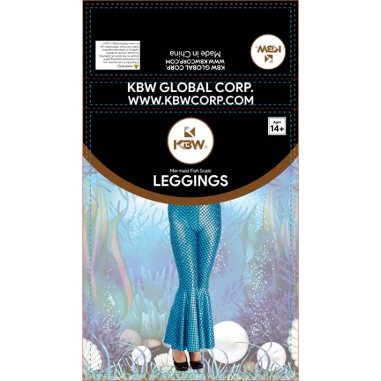 Light-Blue Mermaid Bell-Bottoms Light-Blue Mermaid Bell-Bottoms