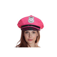 Hot Pink Party Police Hat