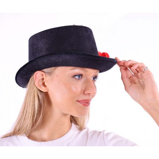 Skeleton Hand and Flower Top Hat Skeleton Hand and Flower Top Hat