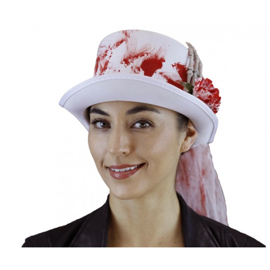 Bloody White Top Hat