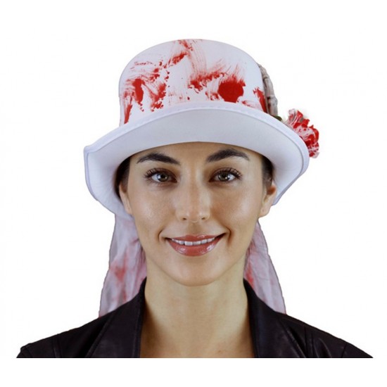 Bloody White Top Hat