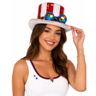 Patriotic Top Hat with Goggles