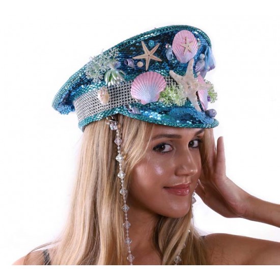 Mermaid Captain Hat Mermaid Captain Hat