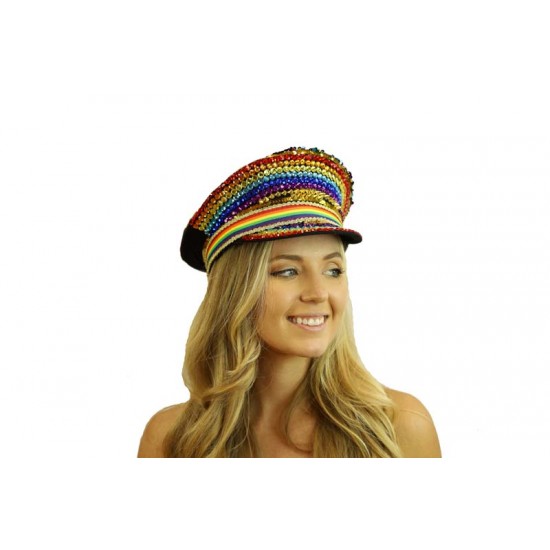 Rainbow Captain Hat Rainbow Captain Hat
