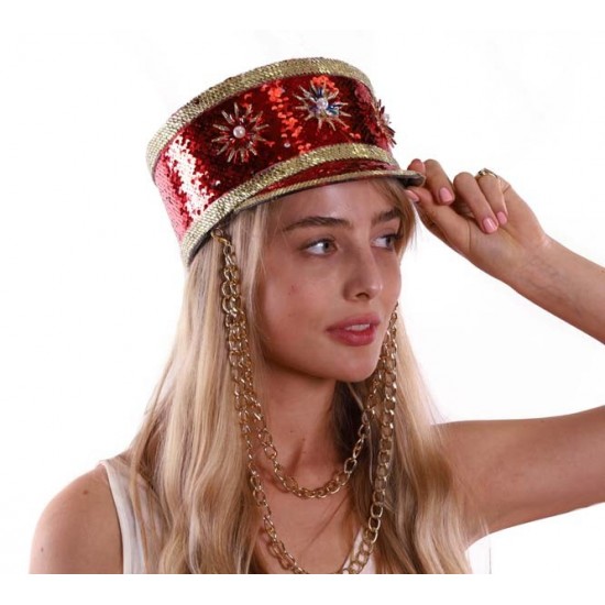 Red Parade Hat
