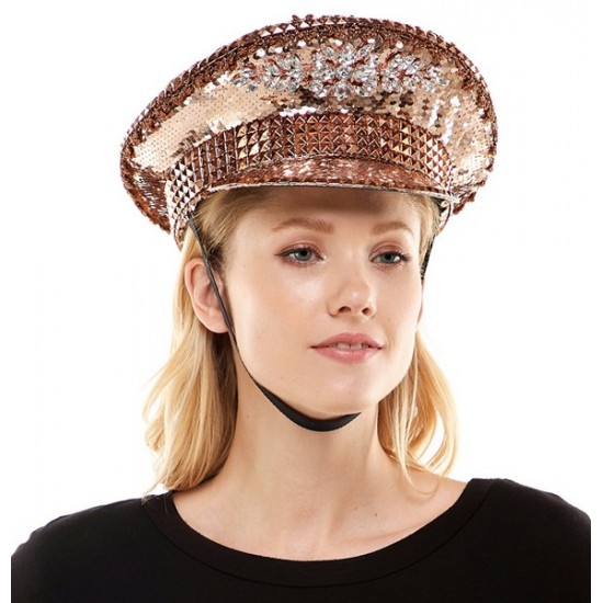 Rose Gold Captain Hat