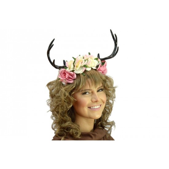 Floral Antler Headband