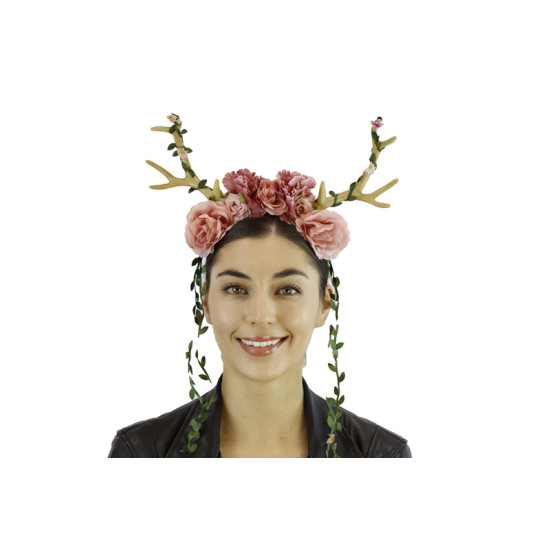 Floral Horns Antlers Headband