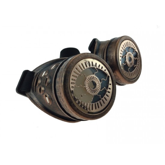 Copper Gear Steampunk Goggles