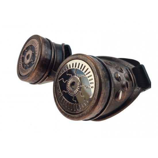Copper Gear Steampunk Goggles