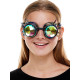 Rainbow Spiked Kaleidoscope Goggles