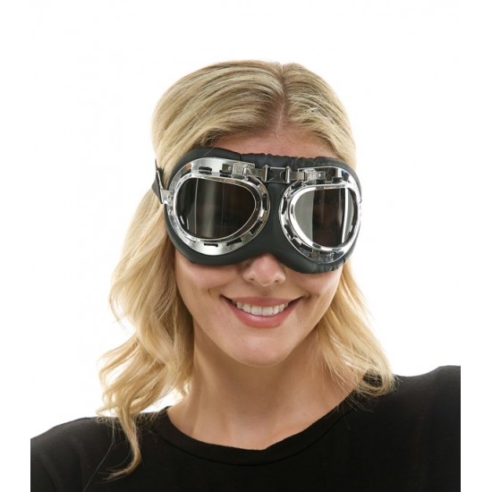 Black Aviator Mask Goggles
