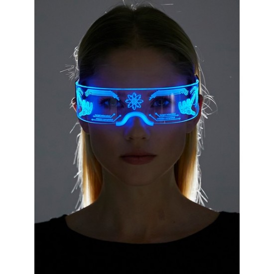 Light-Up Cyberpunk Goggles