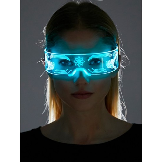 Light-Up Cyberpunk Goggles