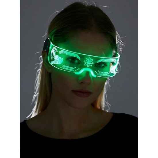 Light-Up Cyberpunk Goggles