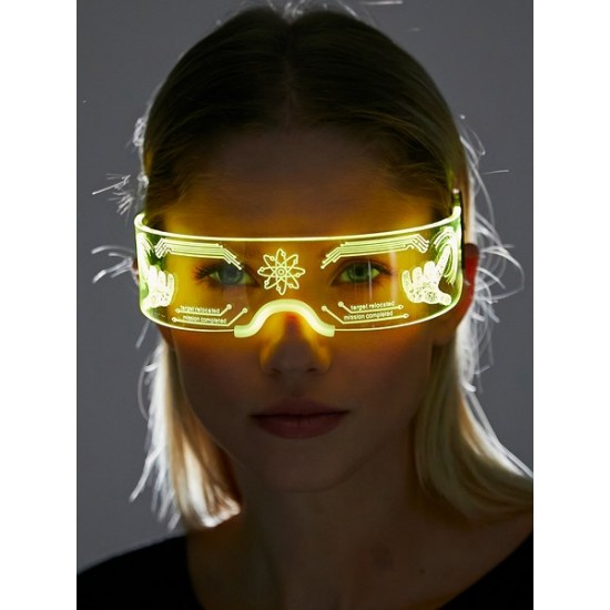 Light-Up Cyberpunk Goggles
