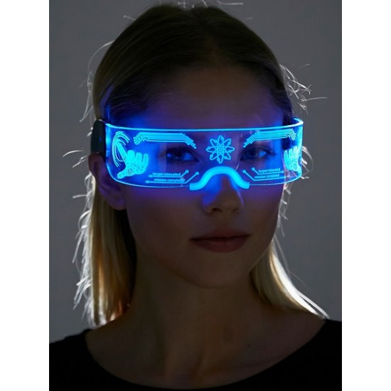 Light-Up Cyberpunk Goggles