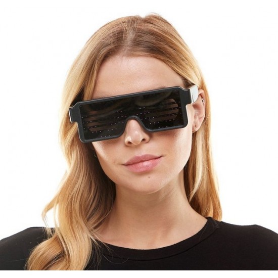 Blue Light-Up Shutter Shades Blue Light-Up Shutter Shades